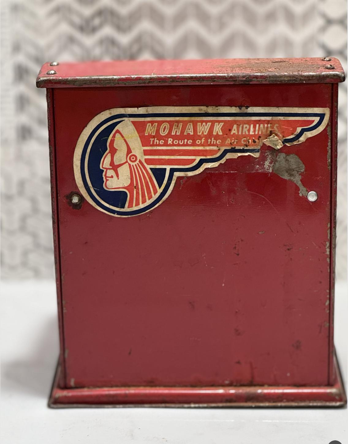 Vintage Tom Thumb Toy Cash Register – 1950s Red Metal Play Register